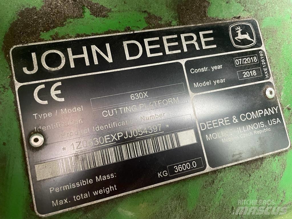 John Deere 630x Accessoires voor maaidorsmachines
