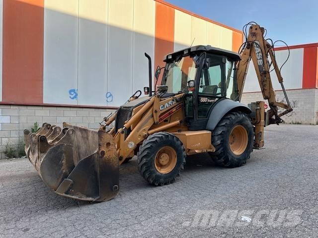 CASE 580 SR-4 PS Graaf-laadcombinaties
