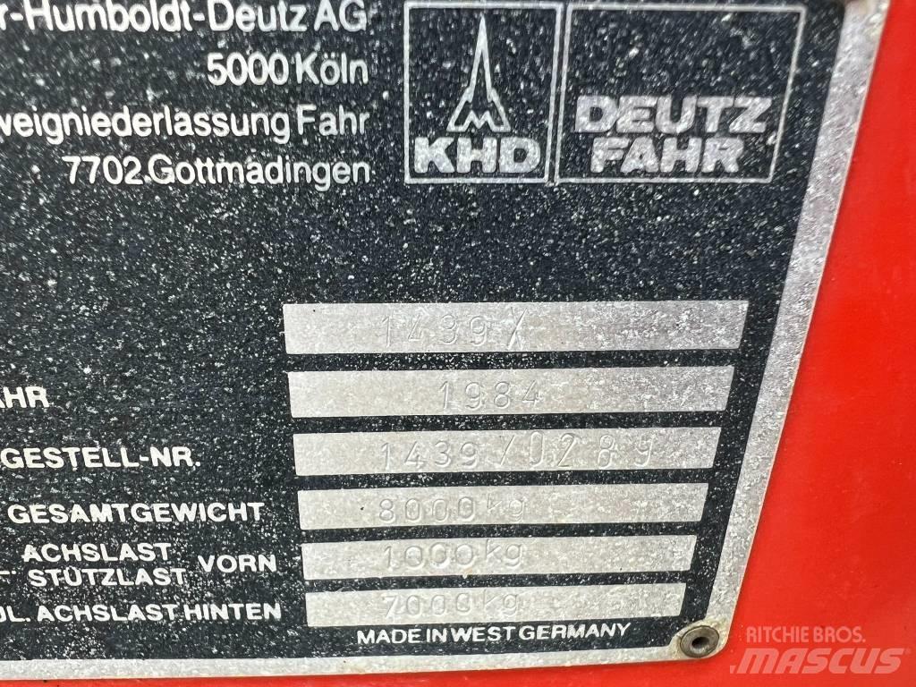 Deutz-Fahr F 570 Opraapwagens
