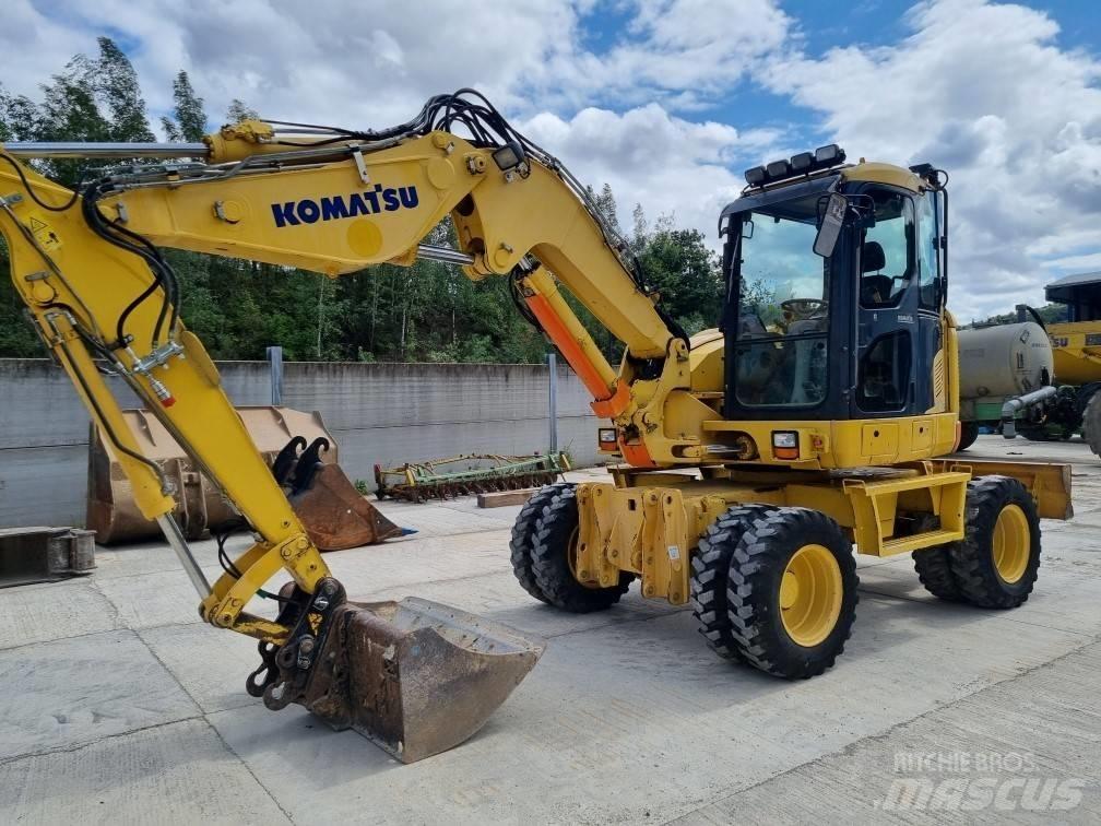 Komatsu PW 118 MR-8 Wielgraafmachines
