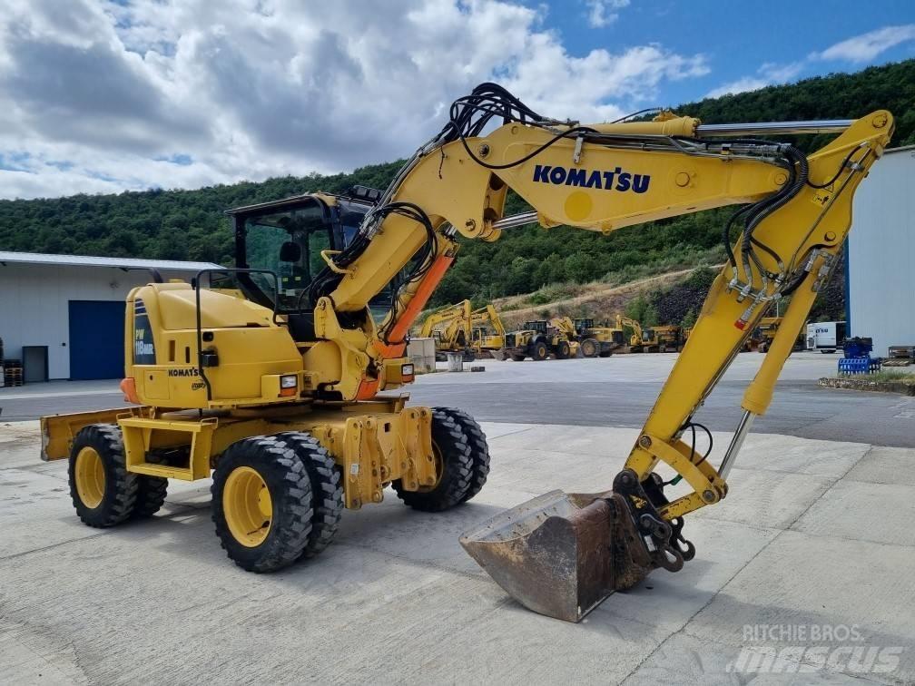 Komatsu PW 118 MR-8 Wielgraafmachines