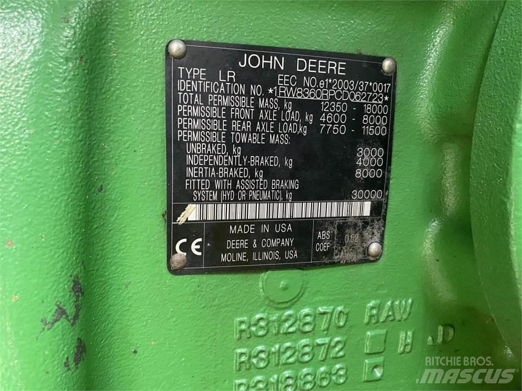 John Deere 8360R Tractoren