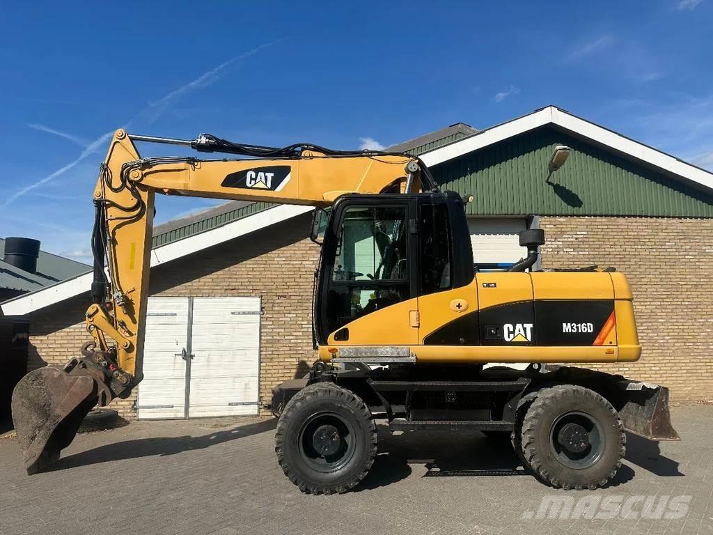 CAT M316D Wielladers