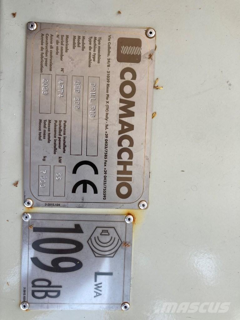 Comacchio Geo600 Verticale Boorinstallaties