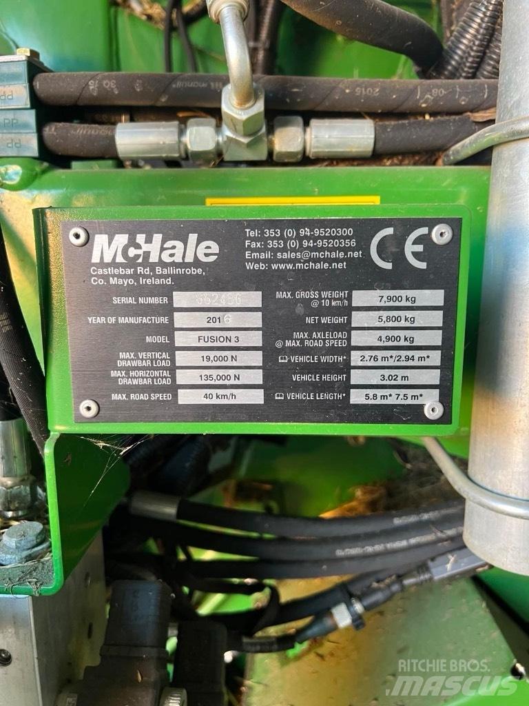 McHale Fusion 3 Plus Ronde-balenpersen