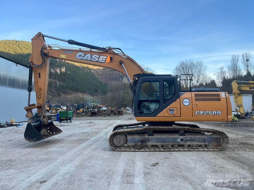 CASE CX 250 D Rupsgraafmachines