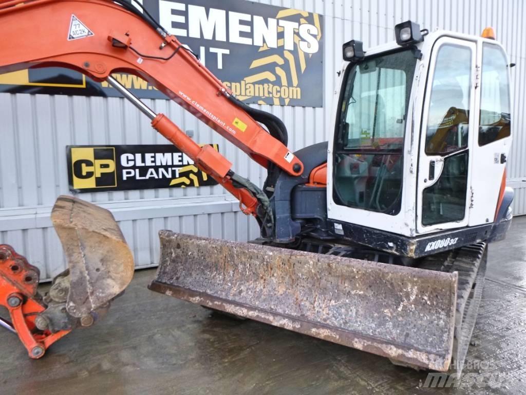 Kubota KX 080-3 A Midigraafmachines 7t - 12t