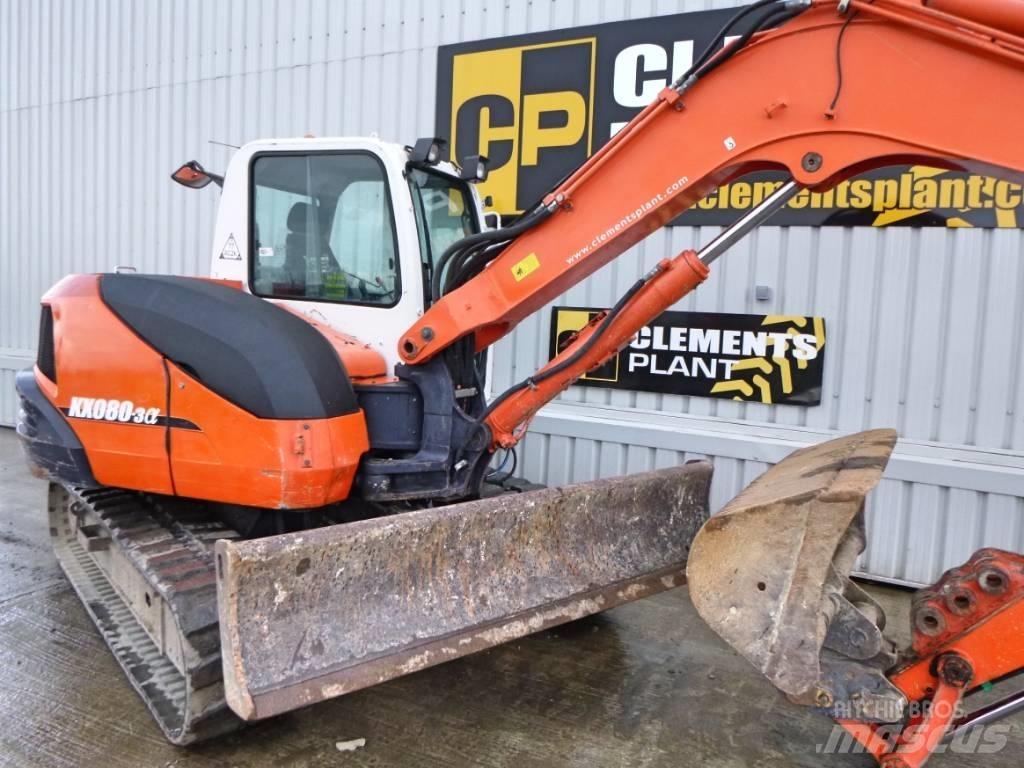 Kubota KX 080-3 A Midigraafmachines 7t - 12t