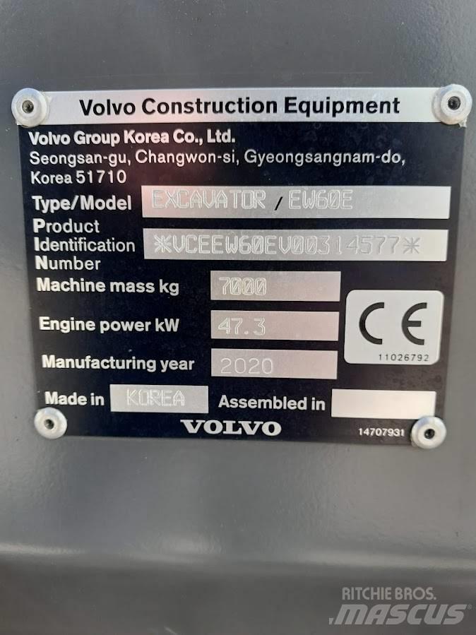 Volvo EW 60 E Wielgraafmachines