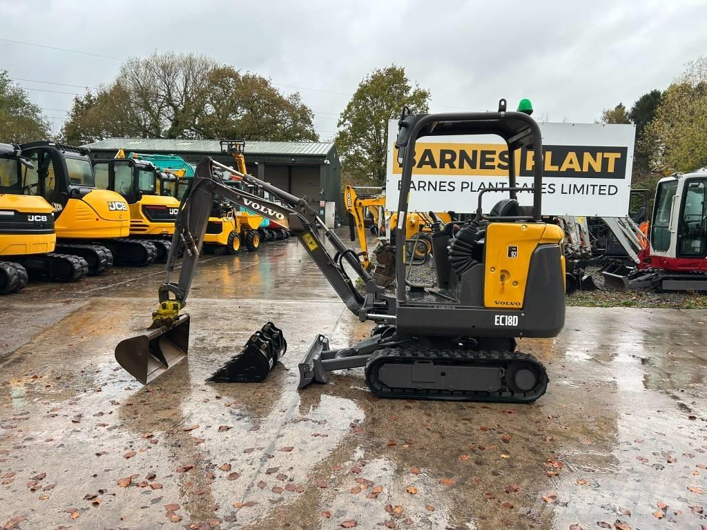 Volvo EC18D Minigraafmachines < 7t