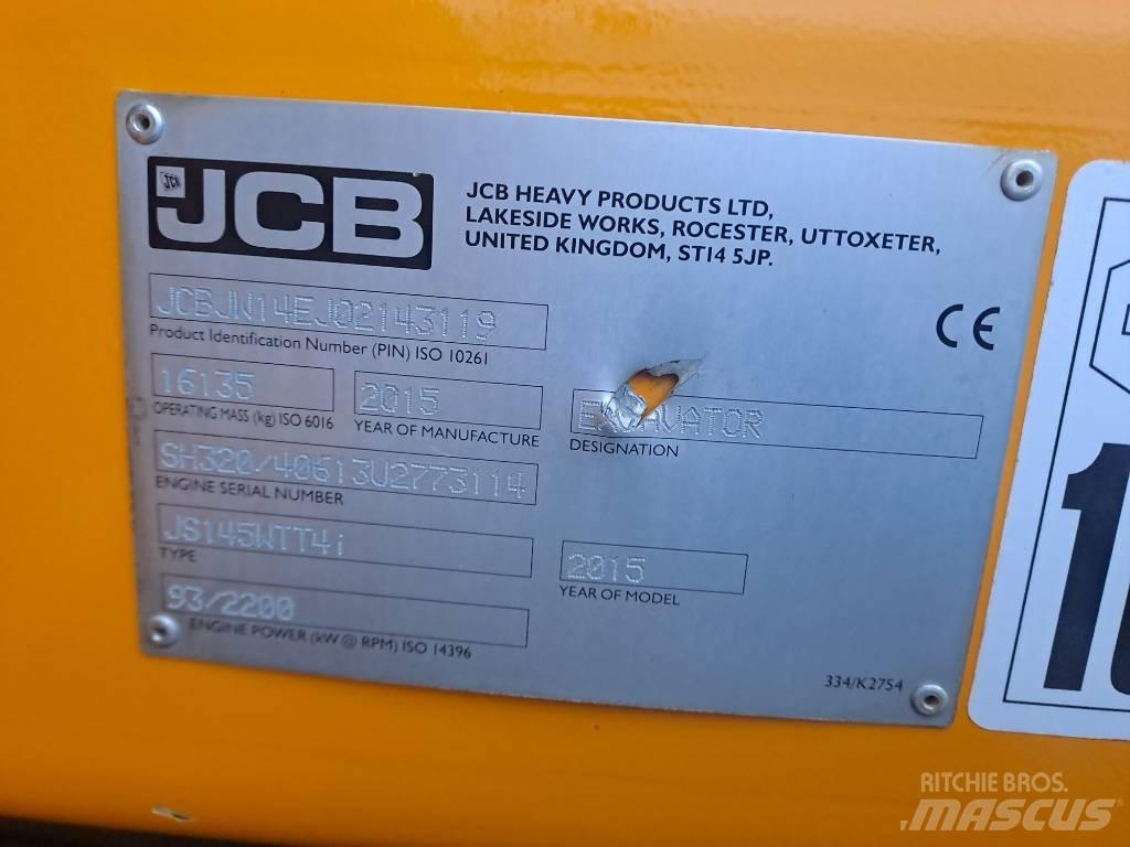 JCB JS145 W Wielgraafmachines