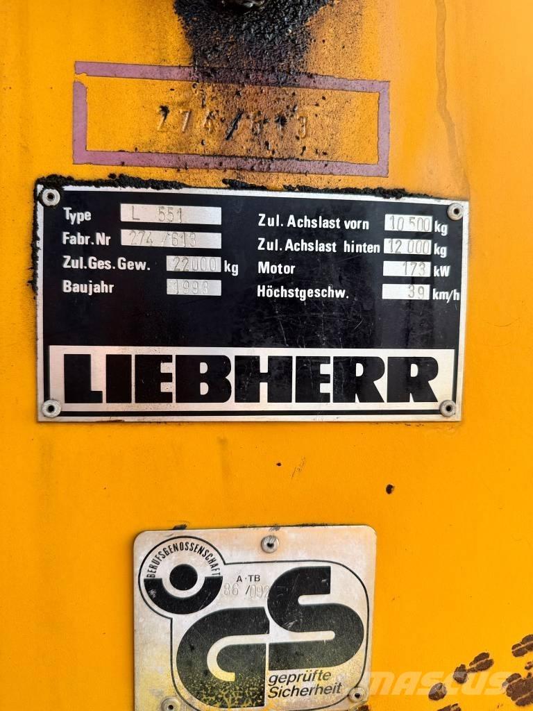 Liebherr L 551 Wielladers