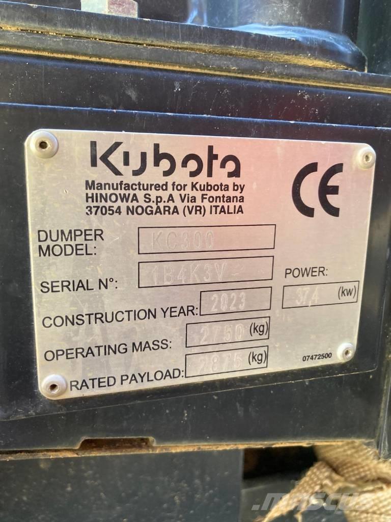 Kubota KC 300 HR-5 Rupsdumpers