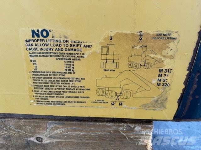 CAT 315 used cab Cabine en interieur