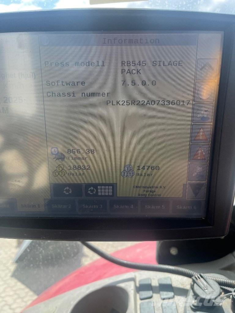 Case IH RB 545 Ronde-balenpersen