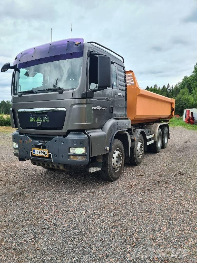 MAN TGS 35.480 Containertrucks met kabelsysteem