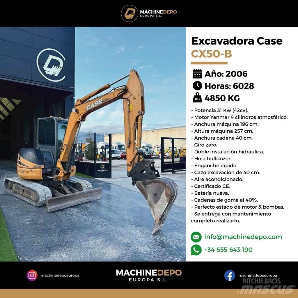 CASE CX 50 B Minigraafmachines < 7t
