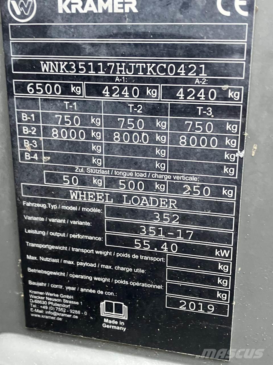 Kramer 8085T Verreikers voor landbouw