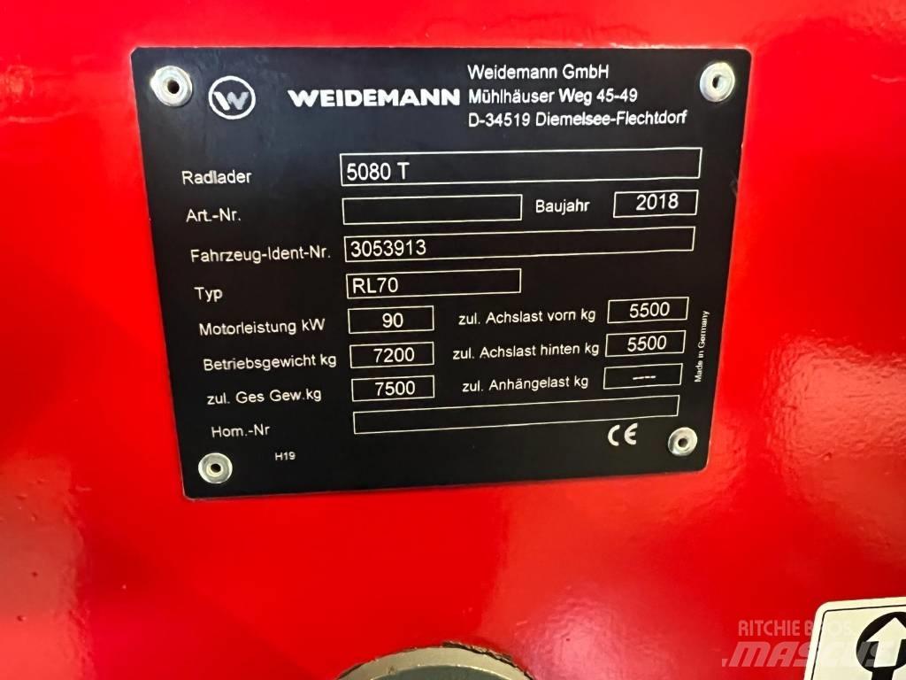 Weidemann 5080T Verreikers voor landbouw