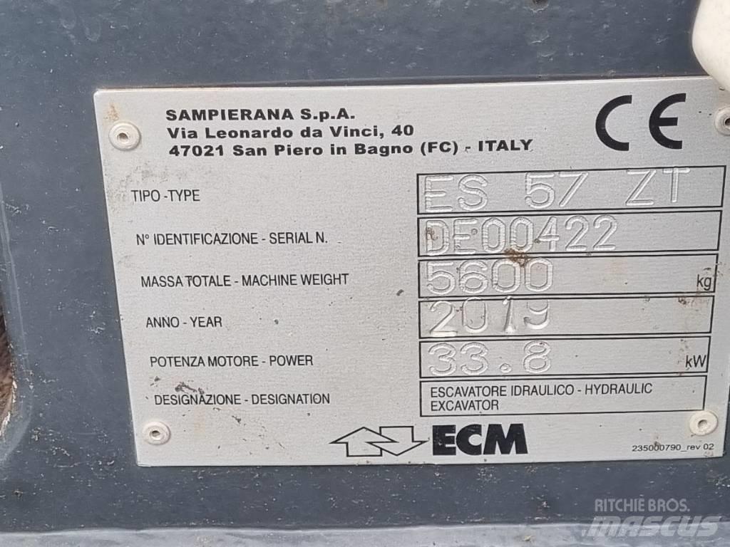 ECM ES 57 ZT Minigraafmachines < 7t