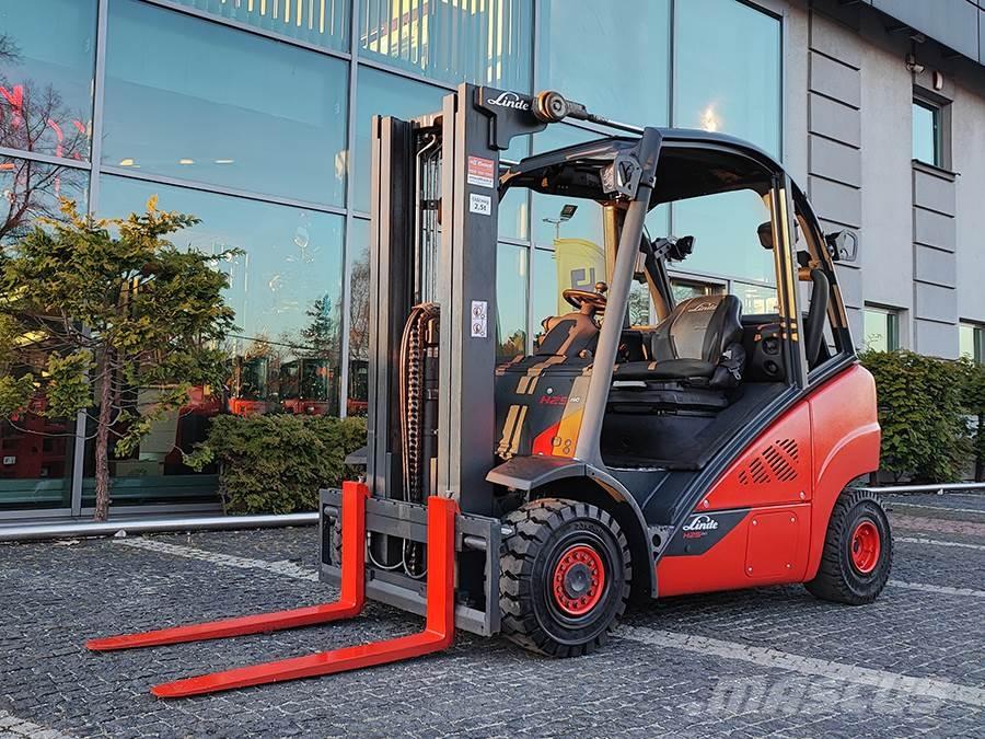 Linde H25T-02 LPG heftrucks