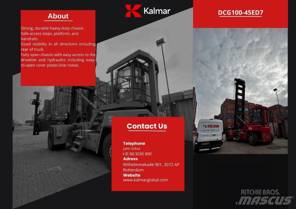 Kalmar DCG 100-45ED7 Containerheftrucks