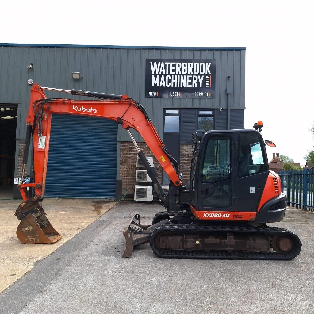 Kubota KX 080-4 Midigraafmachines 7t - 12t
