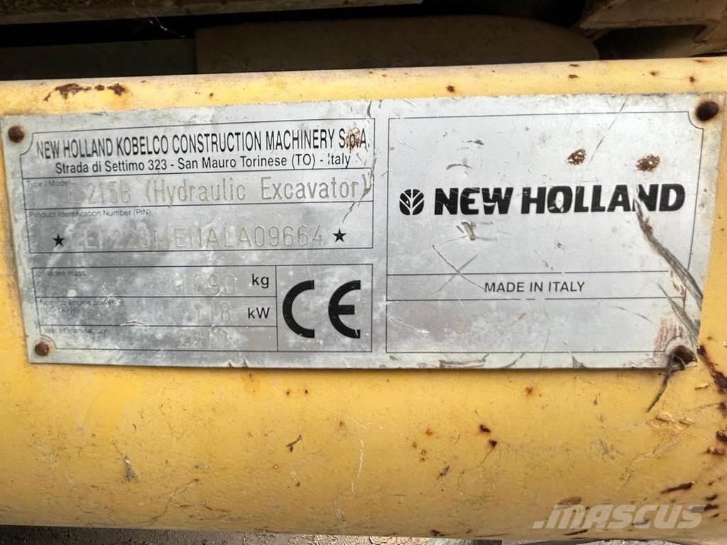 New Holland E215B Speciale Graafmachines