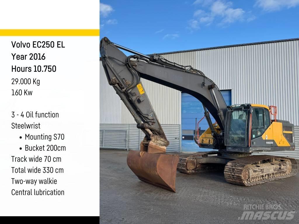 Volvo EC 250 EL Rupsgraafmachines