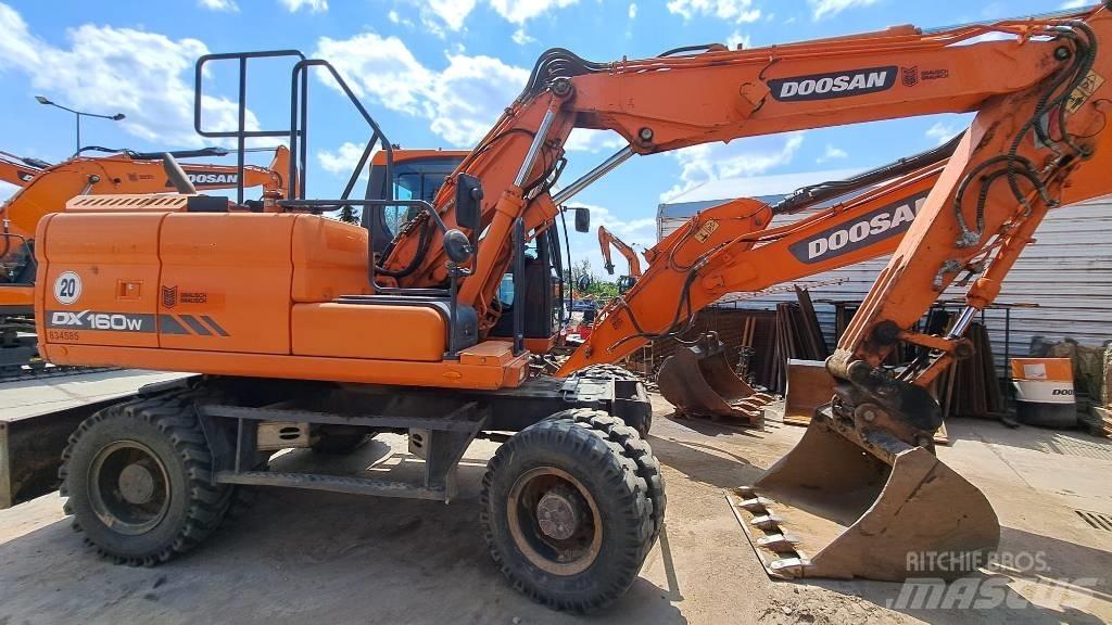 Doosan DX 160 W-3 Wielgraafmachines