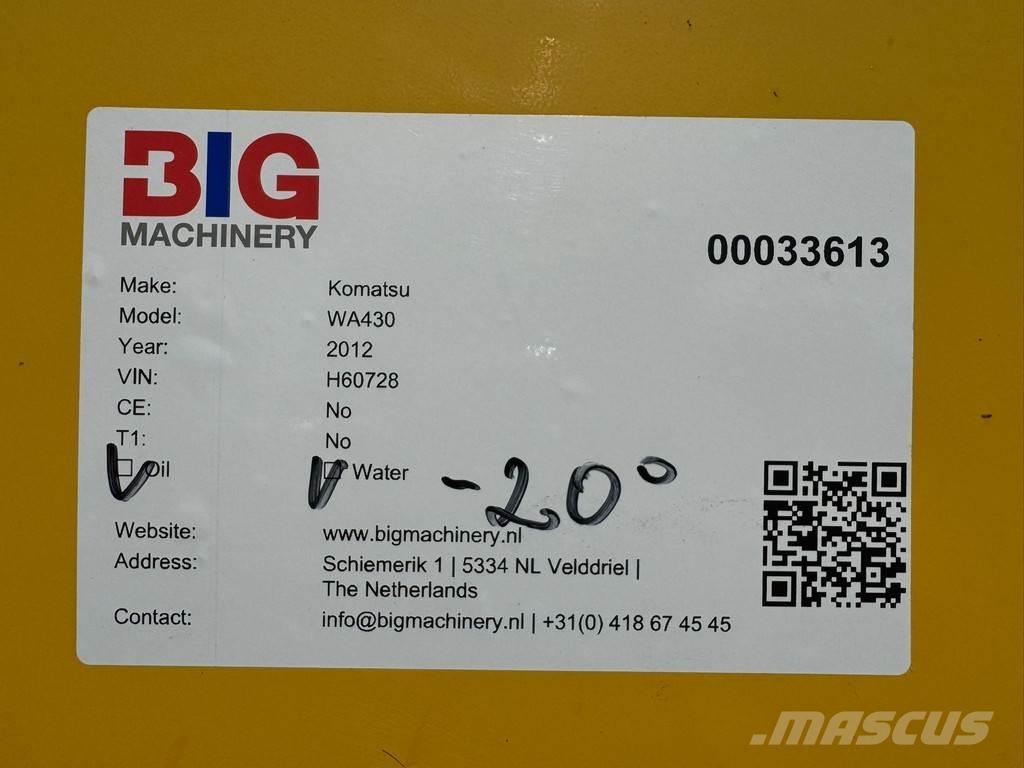 Komatsu WA430-6 Wielladers