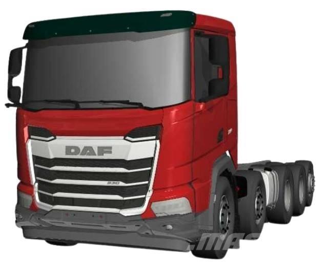 DAF XF 530 FAF 10x4 Chassis met cabine