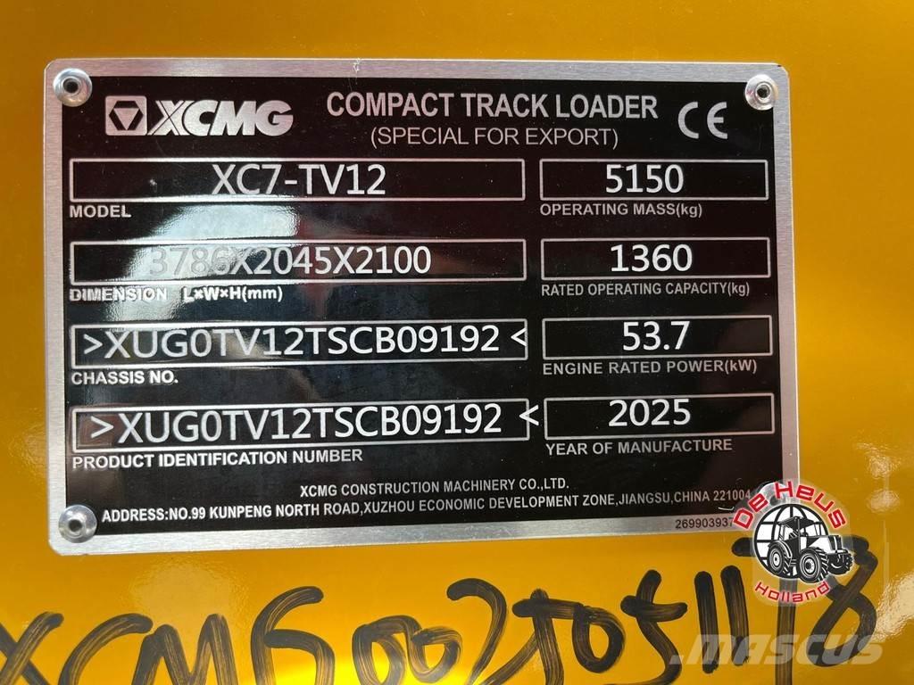 XCMG XC7-TV12 Wielladers