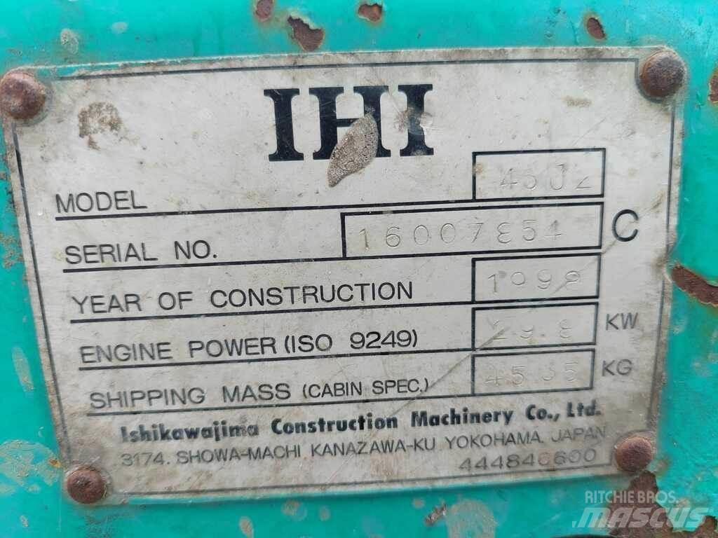 IHI 45J Minigraafmachines < 7t