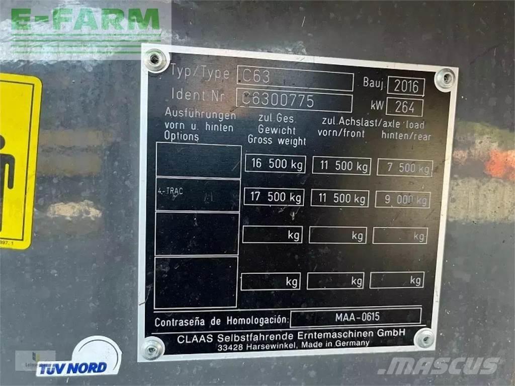 CLAAS lexion 630 Maaidorsmachines