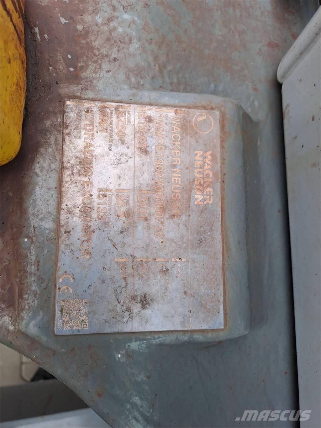 Wacker Neuson EZ50 Rupsgraafmachines
