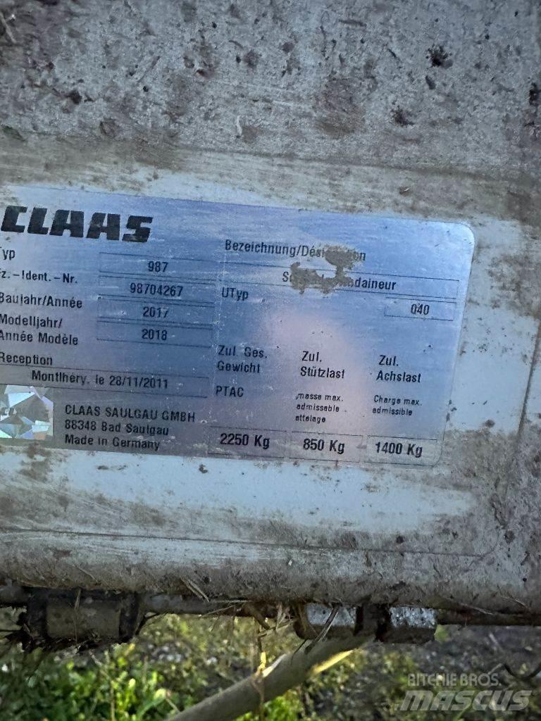 CLAAS Liner 2800 Schudders
