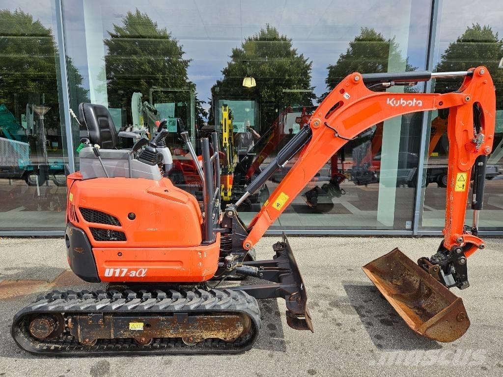 Kubota u17-3a Minigraafmachines < 7t