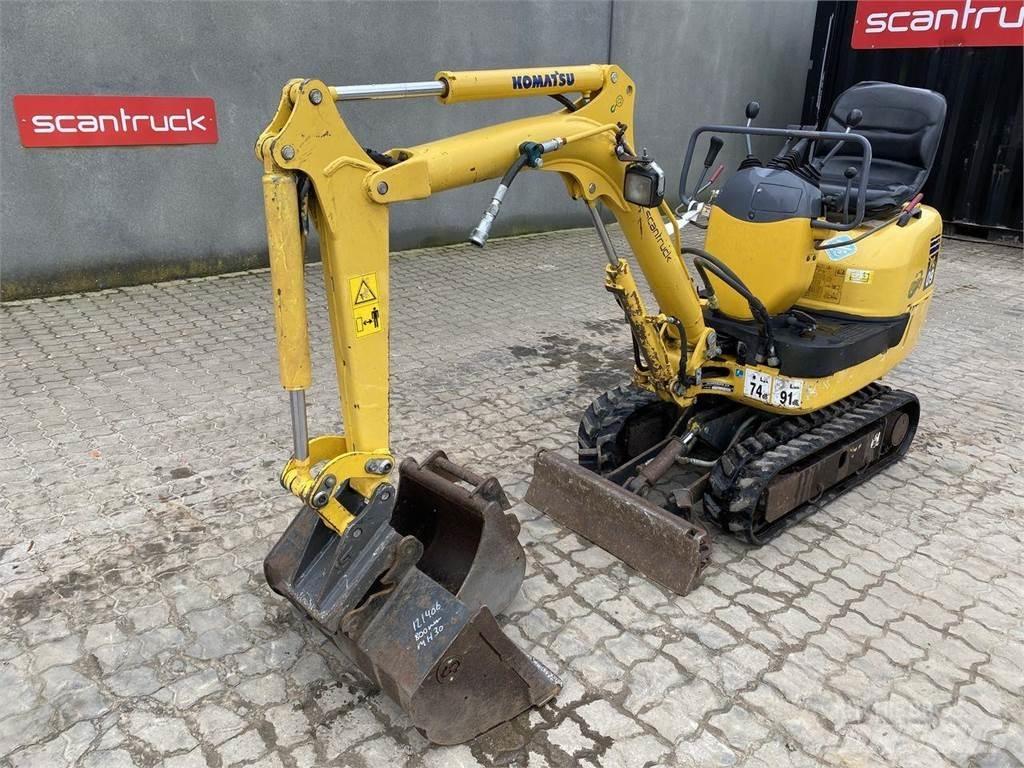Komatsu PC09-1 Wielgraafmachines