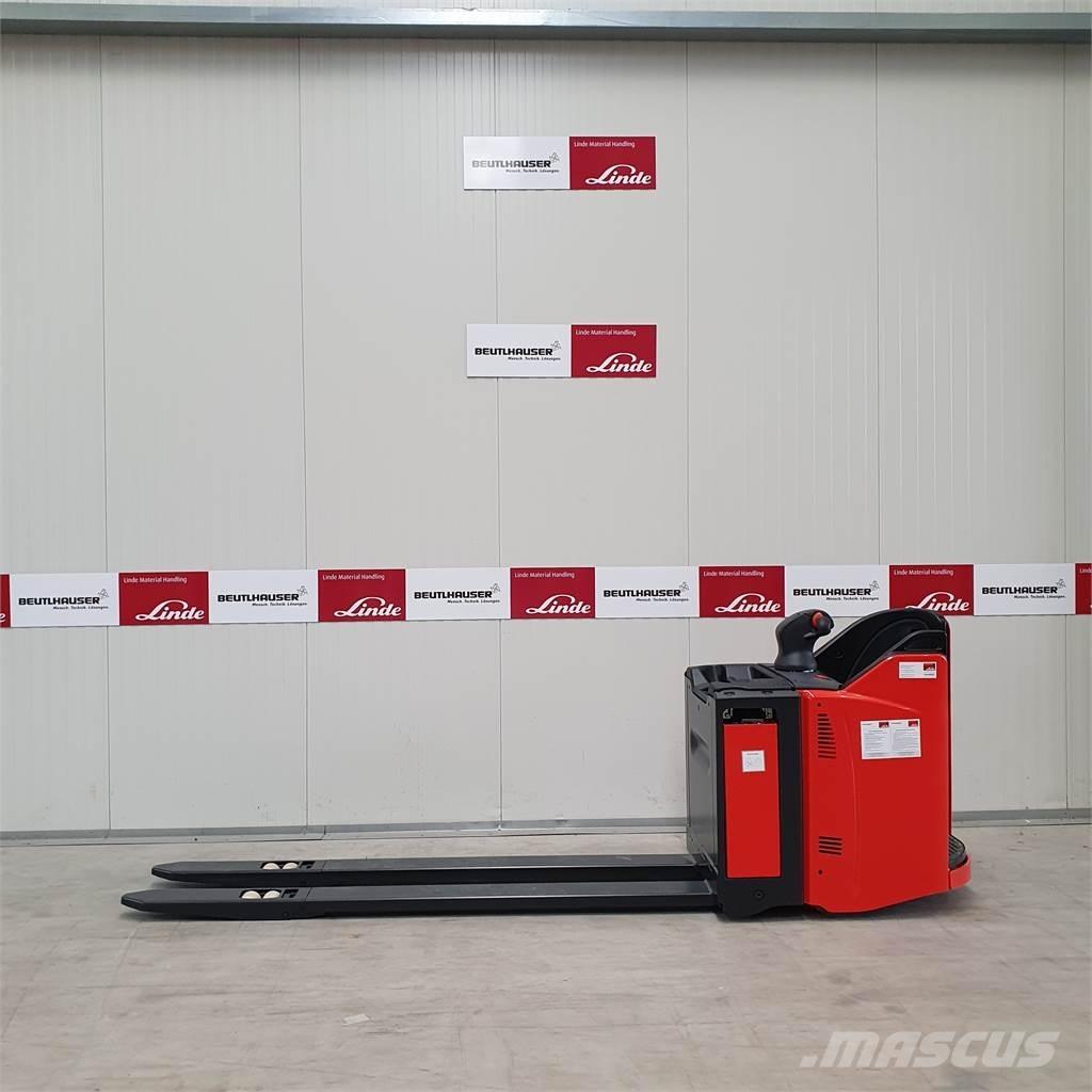 Linde T20SP lang Meeloop stapelaar