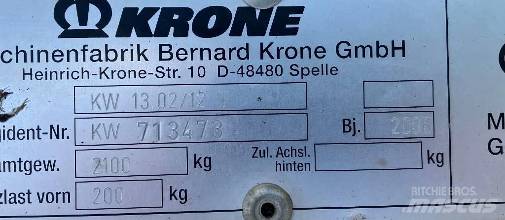 Krone KW 13.02/12 T Schudders