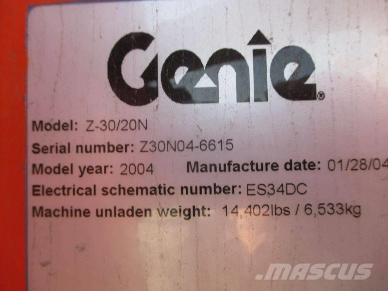 Genie Z 30/20 N Knikarmhoogwerkers