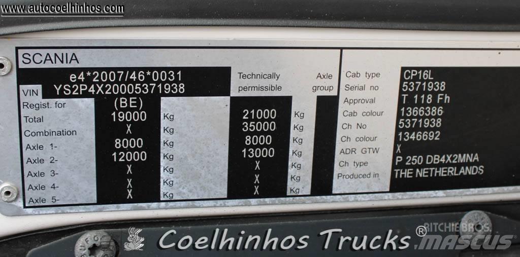 Scania P 250 Bakwagens met gesloten opbouw