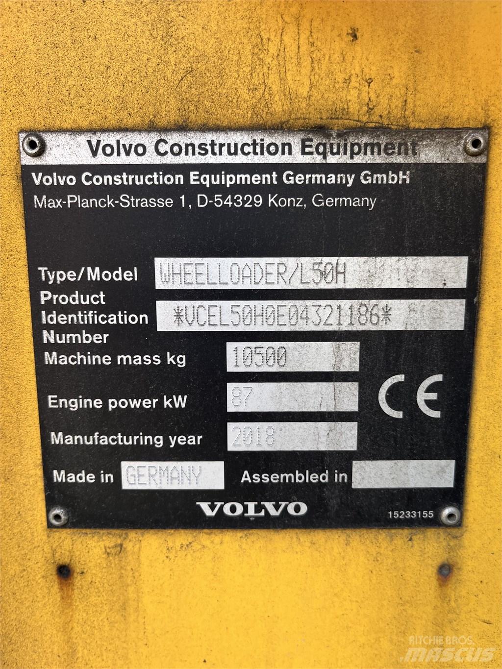 Volvo L 50 H Wielladers