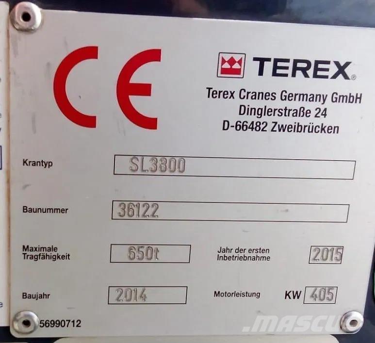 Terex SL 3800 Rupshijskranen