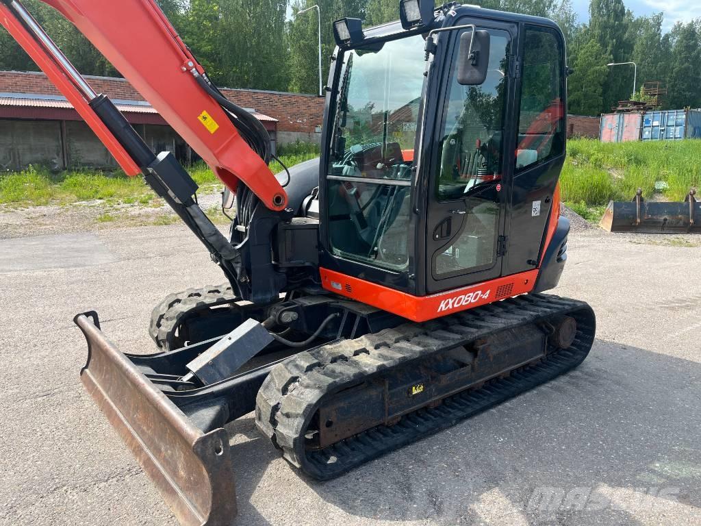 Kubota KX 080-4 Midigraafmachines 7t - 12t