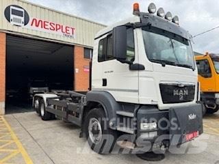 MAN TGS 26.360 Containertrucks met kabelsysteem