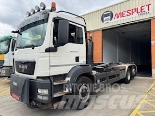 MAN TGS 26.360 Containertrucks met kabelsysteem