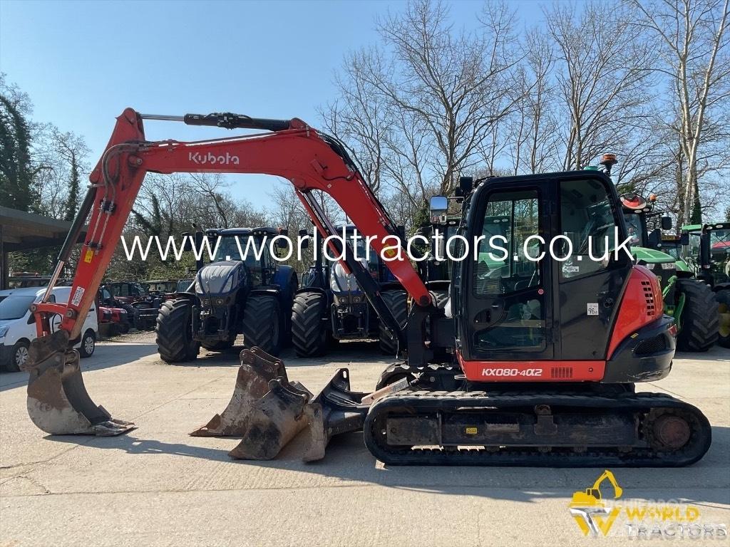 Kubota KX 080-4 Midigraafmachines 7t - 12t