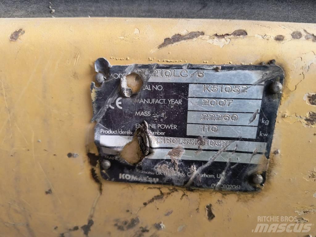 Komatsu 210 LC Rupsgraafmachines